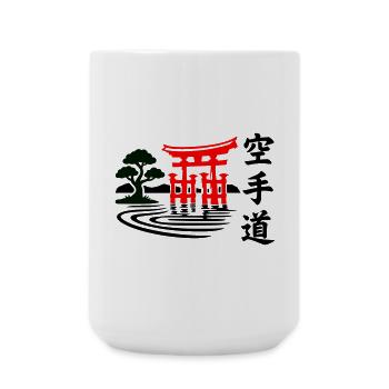 Karate Nature - Large Mug 440 ml - white - Front