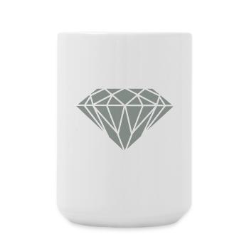 Diamant - Grande tasse 440 ml - blanc - Devant