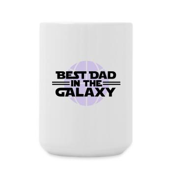 Beste Vati in der Galaxie - Große Tasse 440 ml - Weiß - Vorne