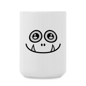 Süsses Monster - Große Tasse 440 ml - Weiß - Vorne