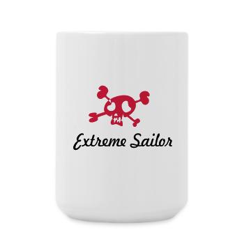 sailing - Large Mug 440 ml - white - Front