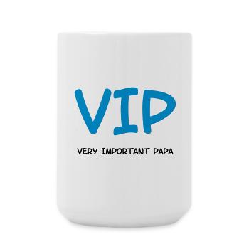 Very Important Papa :) - Large Mug 440 ml - white - Front