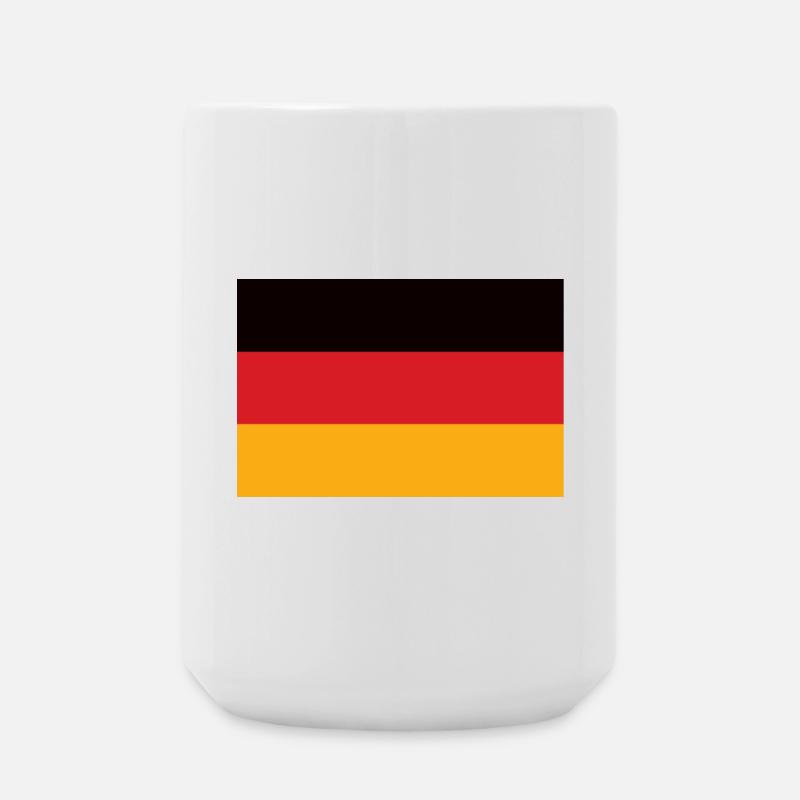 Germany Tricolor Flag - Large Mug 440 ml - white
