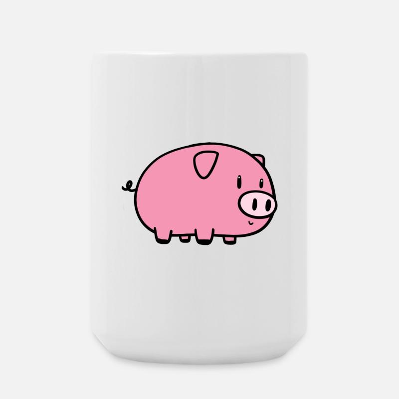 Petit cochon - Grande tasse 440 ml - blanc