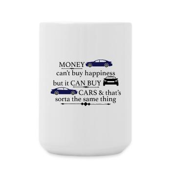 automobile - Large Mug 440 ml - white - Front