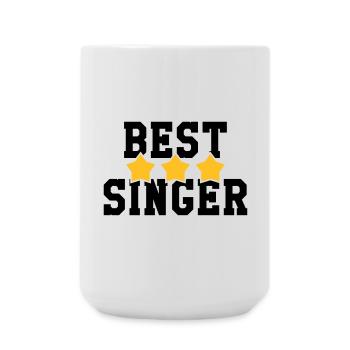 Best Singer - Große Tasse 440 ml - Weiß - Vorne