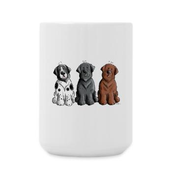 Terre-Neuve - Grande tasse 440 ml - blanc - Devant