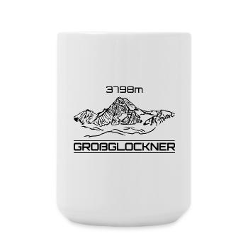 Großglockner, Hohe Tauern, Glockner, Alpen, Berg - Große Tasse 440 ml - Weiß - Vorne