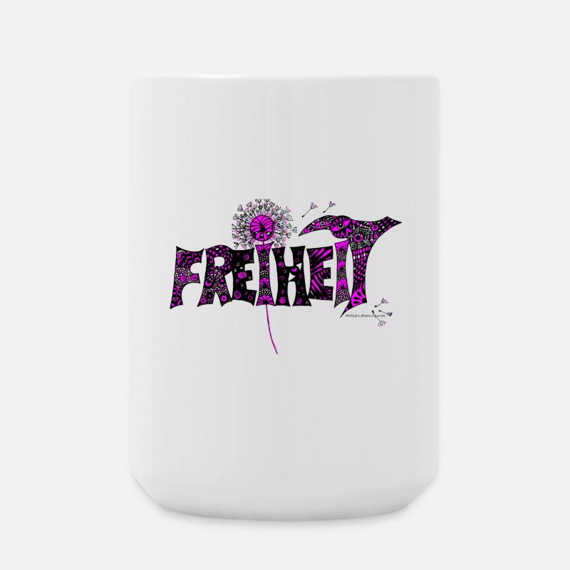 freedom - Large Mug 440 ml - white