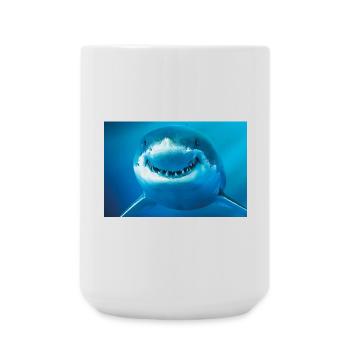 Smiling Shark Underwater - Large Mug 440 ml - white - Front