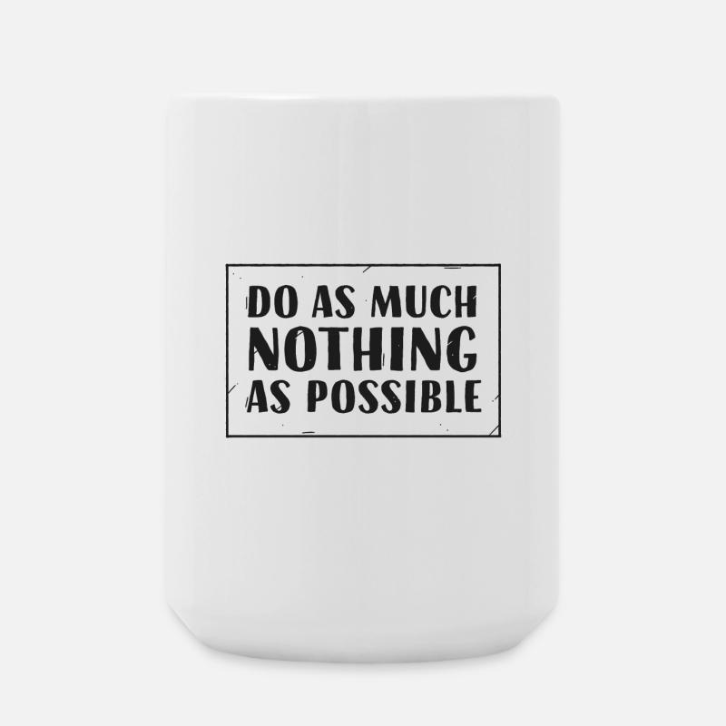 Nothing - Große Tasse 440 ml - Weiß
