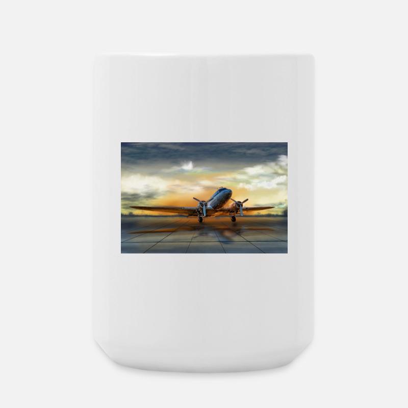 DC-3 - Grande tasse 440 ml - blanc