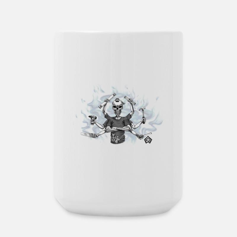 Polyvalent, polyvalent, gardien, artisan - Grande tasse 440 ml - blanc