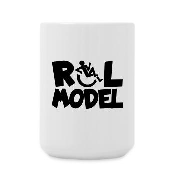 Every wheelchair user is a role model * - Large Mug 440 ml - white - Front