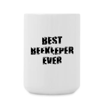 Best beekeeper of all time - Large Mug 440 ml - white - Front