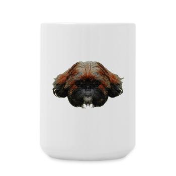 schoßhunde, shih tzu - Große Tasse 440 ml - Weiß - Vorne