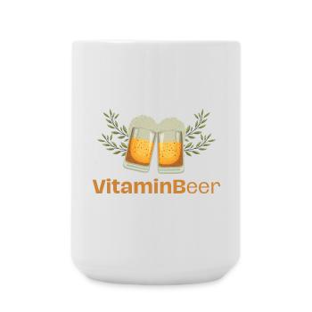 VitaminB - Große Tasse 440 ml - Weiß - Vorne