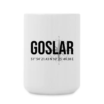 Koordinaten Goslar - Große Tasse 440 ml - Weiß - Vorne