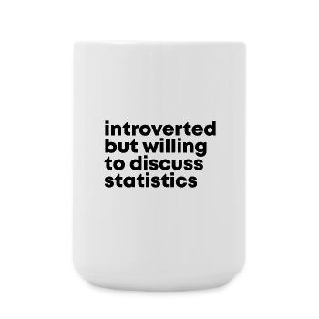 Statistics - Large Mug 440 ml - white - Front
