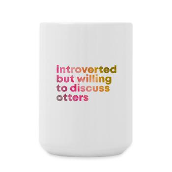 Otter - Große Tasse 440 ml - Weiß - Vorne