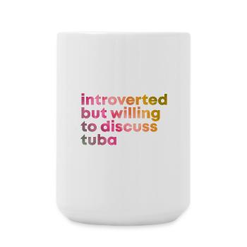 Tuba Tuba Tuba - Grande tasse 440 ml - blanc - Devant