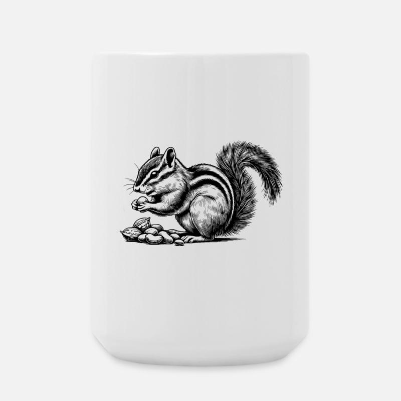 Chipmunk - Large Mug 440 ml - white