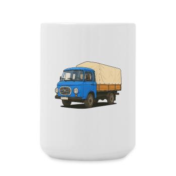 East Flatbed - Large Mug 440 ml - white - Front