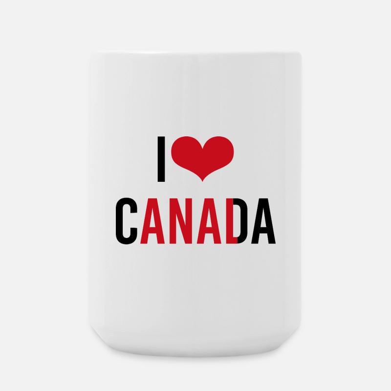J’aime le Canada - Grande tasse 440 ml - blanc
