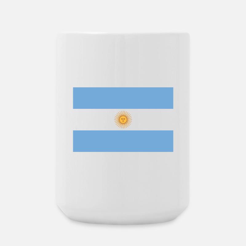 Argentinean flag - Large Mug 440 ml - white