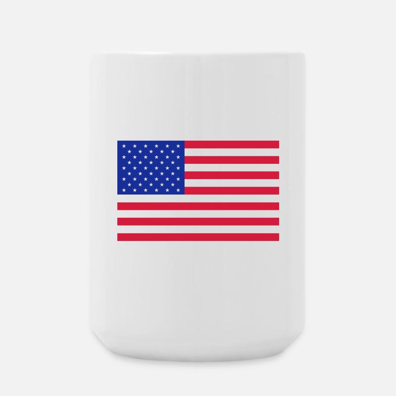 Flag America - Large Mug 440 ml - white