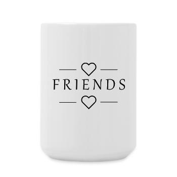Best Friends -Friends- - Large Mug 440 ml - white - Front