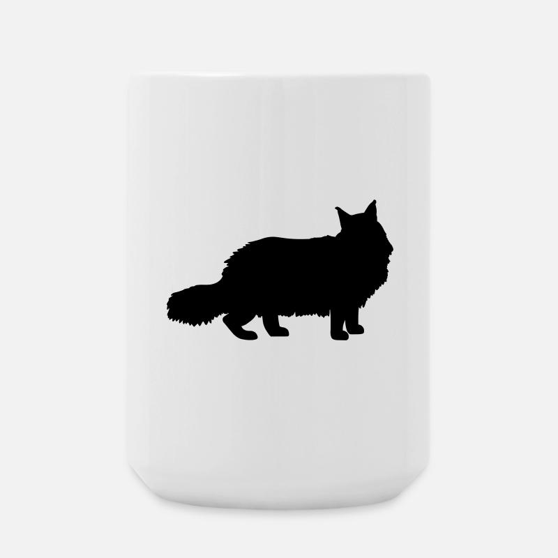 Maine Coon Cat - Large Mug 440 ml - white