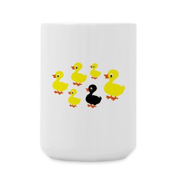 ducks - Large Mug 440 ml - white - Front