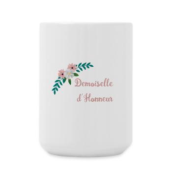 Demoiselle d Honneur - Collection Bucolique - Grande tasse 440 ml - blanc - Devant