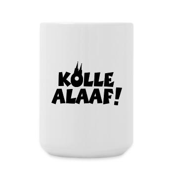 Kölle Alaaf! Kölner Karneval mit Kölner Dom - Große Tasse 440 ml - Weiß - Vorne
