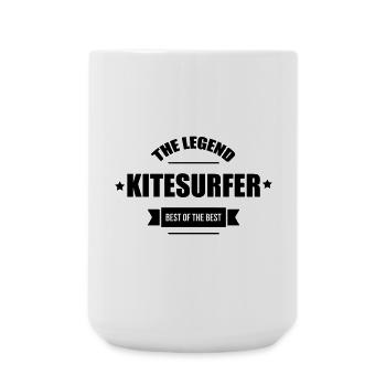 Kiteboarding Kitesurfing Kitesurf Kitesurfer Kiter - Large Mug 440 ml - white - Front