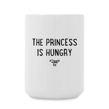 the princess is hungry - Große Tasse 440 ml - Weiß - Vorne