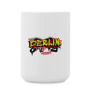 Berlin Graffiti Design - Große Tasse 440 ml - Weiß - Vorne