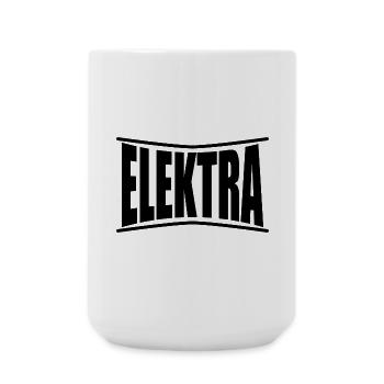 Elektra t-shirt t-shirt idée cadeau - Grande tasse 440 ml - blanc - Devant
