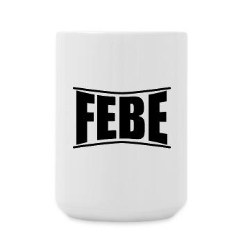 Febe t-shirt t-shirt gift idea - Large Mug 440 ml - white - Front