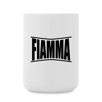 t-shirt Fiamma t-shirt gift idea - Large Mug 440 ml - white - Front