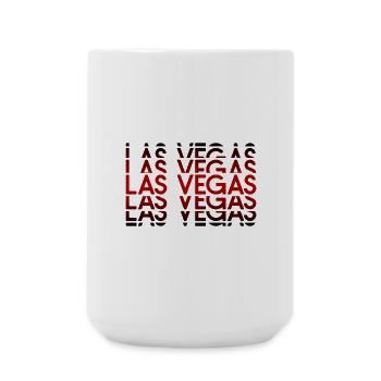 Motif néon de Las Vegas - Grande tasse 440 ml - blanc - Devant