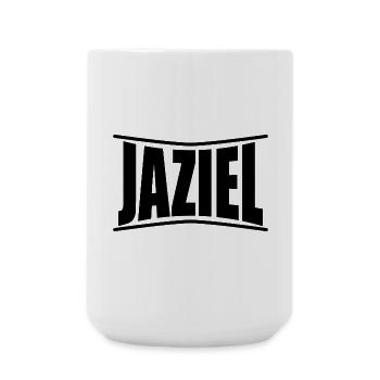 name t-shirt Jaziel t-shirt gift idea - Large Mug 440 ml - white - Front
