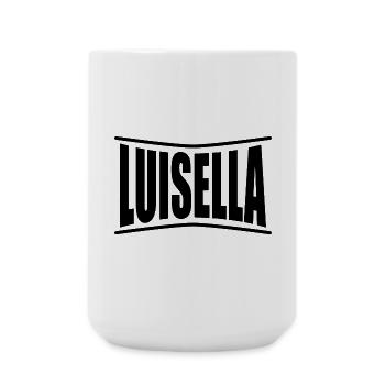 nom t-shirt Luisella t shirt idée cadeau - Grande tasse 440 ml - blanc - Devant