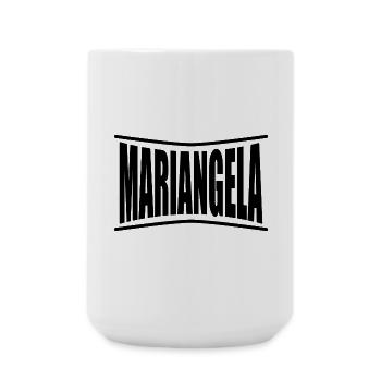 nom du t-shirt Mariangela idée cadeau t-shirt - Grande tasse 440 ml - blanc - Devant