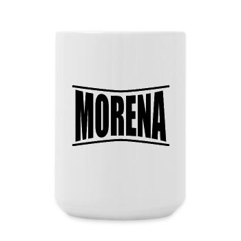 nom du t-shirt Morena idée cadeau t-shirt - Grande tasse 440 ml - blanc - Devant