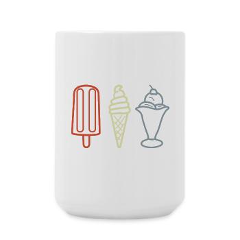 Sundaes - Large Mug 440 ml - white - Front