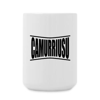 T-Shirt Sizilien Begriff Camurriusu - Große Tasse 440 ml - Weiß - Vorne