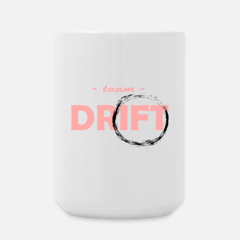 team drift rose - Grande tasse 440 ml - blanc