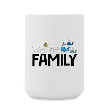 We are Family - Large Mug 440 ml - white - Front